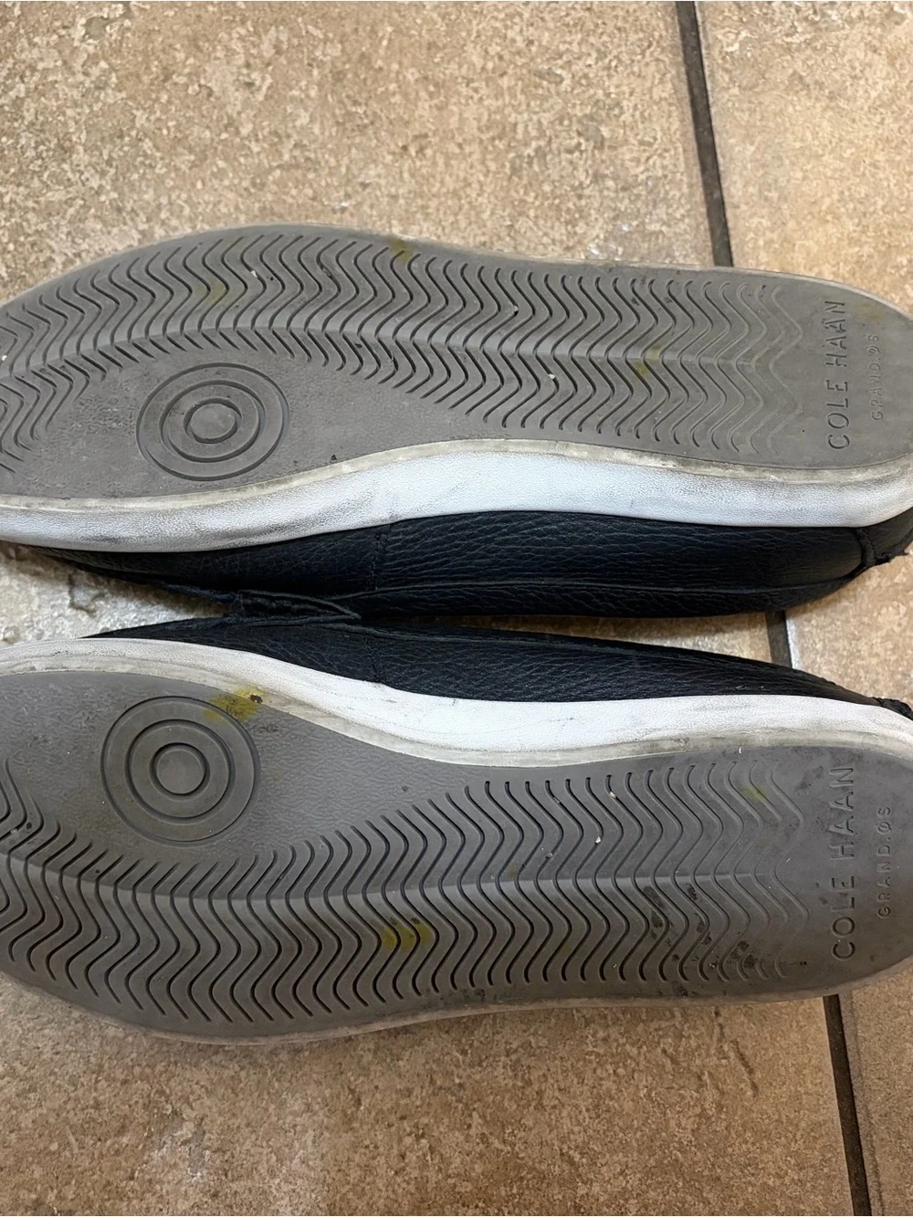 Cole Haan Black Leather Slip-On Loafers